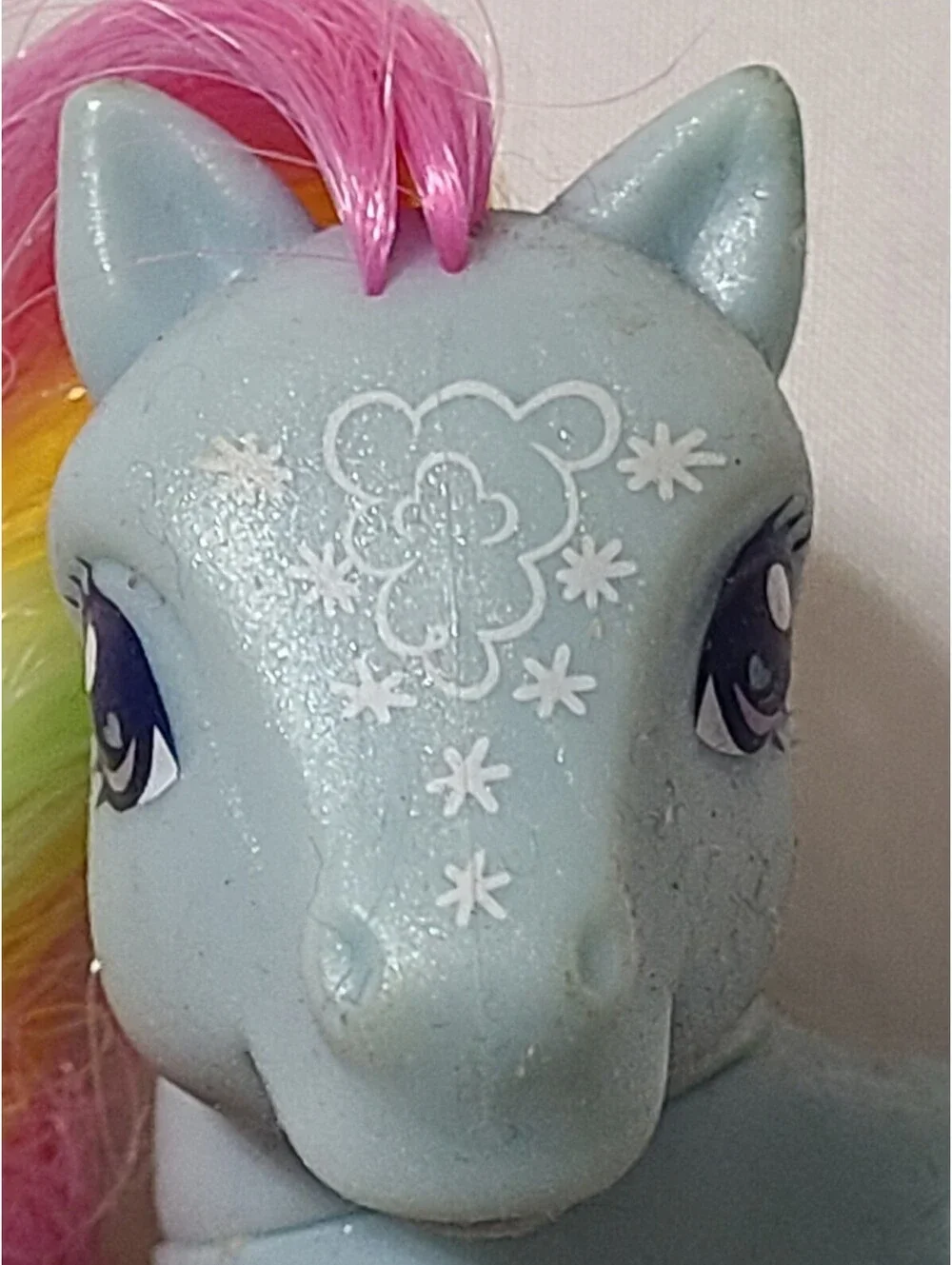 2008 My Little Pony Rainbow Dash Figure Sz 3.25x2.75 Hasbro McDonalds Multicolor